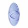 Echo 2 Rechargeable Silicone Heated Finger Vibrator Blue 3.5" Silicone