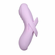 Echo 2 Rechargeable Silicone Heated Finger Vibrator Pink 3.5" Silicone