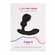 Edge 2 Silicone Prostate Massager with Remote Black 4.8" Silicone App
