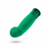 Enchanting Rechargeable Silicone G-Spot Vibrator Emerald 4.2" Silicone