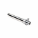 Enema Nozzle Stainless Steel with Push Valve Silver
