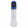 Engage 6 Function Automatic Rechargeable Penis Pump Metal Blue 7.8"