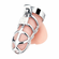 Enslave Chastity Cock Cage Silver Stainless Steel