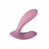 Erica Rechargeable Silicone Dual Vibrator with Clitoral Stimulator Rose Pink 4.5" Silicone App