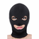 Facade Hood With Eye and Mouth Holes Black One Size