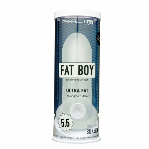 Fat Boy - Original Sheath Ultra Clear 5.5" Silicone/TPR