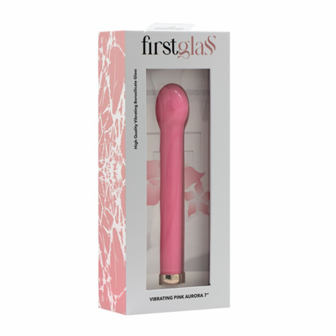 First Glass Vibe Aurora Light Pink 7" Glass