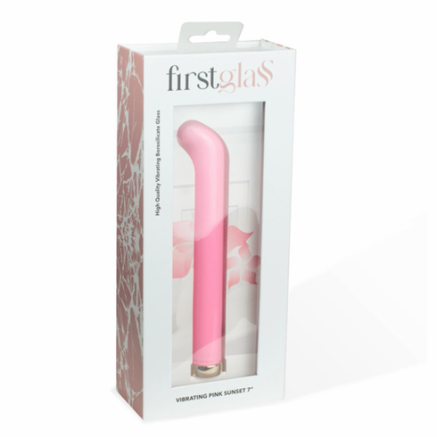 First Glass Vibe Sunset Light Pink 7" Glass