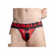 Fister 3D Rubber Fist Jockstrap Black/Red