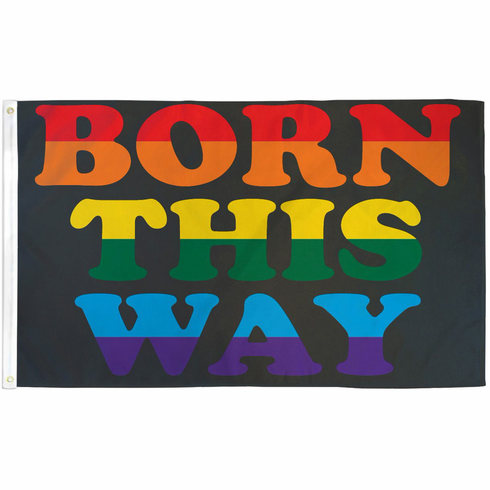 Flags - Poly Born This Way 3' x 5'