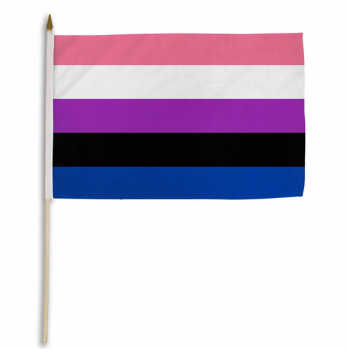 Flags - Poly Genderfluid 12" x 18"