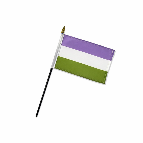 Flags - Poly Genderqueer 4" x 6"