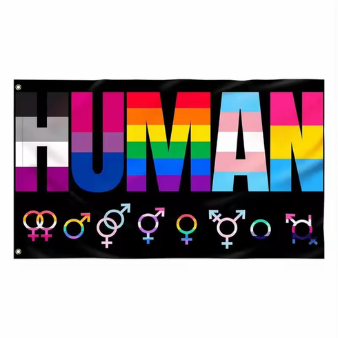 Flags - Poly Human 3' x 5'