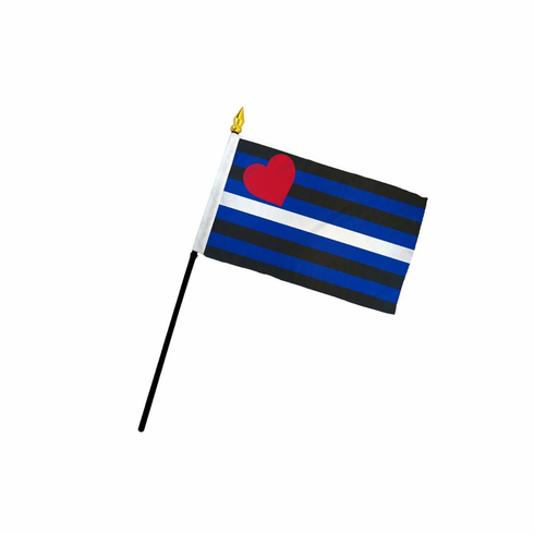 Flags - Poly Leather 4" x 6"