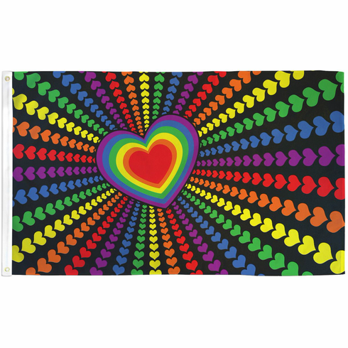 Flags - Poly Love 3' x 5'
