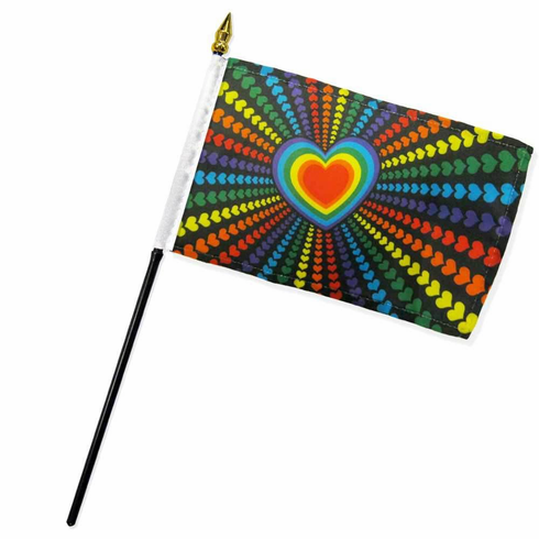 Flags - Poly Love 4" x 6"