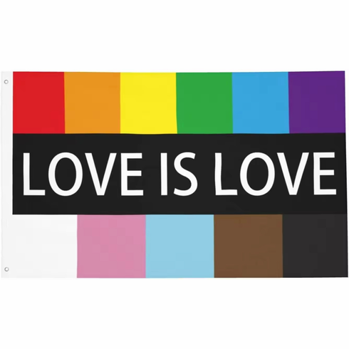 Flags - Poly Love Is Love 3' x 5'