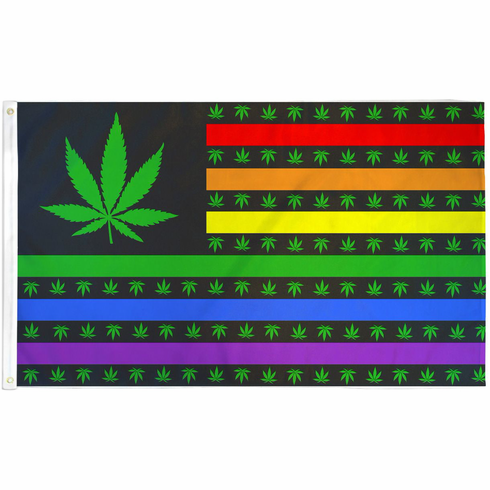 Flags - Poly Marijuana USA 3' x 5'