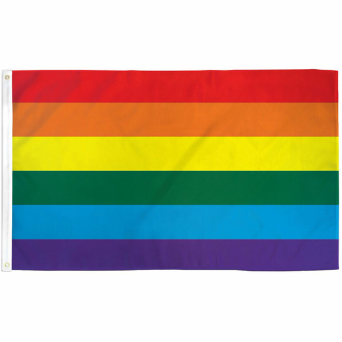 Flags - Poly Rainbow 3' x 5'