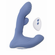 Flapjack Rechargeable Silicone Vibrating Dildo With Clitoral Stimulator - Blue