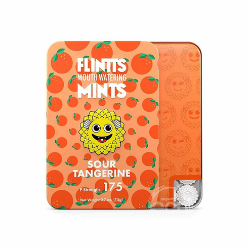 Flintts Mints Mouth Watering Oral Delights .7 oz Tangerine