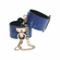 Florence Collection Handcuffs Blue Adjustable PU