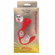 Flutterplugon Wearable Panty Vibe & Anal Plug with Penis Access with Remote Red 2.7" Silicone