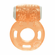 Foil Pack Vibrating Cock Ring Orange One Size TPE/TPR/ABS
