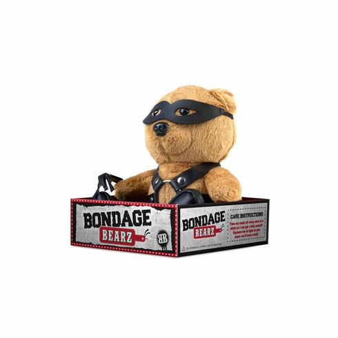 Freddie Flogger Stuffed Animal Brown/Black 6.3"