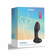 Frenzy Pressure Butt Plug Black 4.4" Silicone App