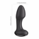 Frenzy Pressure Butt Plug Black 4.4" Silicone App