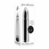 Full Metal Love Rechargeable Bullet Silver 5.9" Aluminum