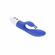 Funny Bunny Rechargeable Silicone Rabbit Vibrator 4.2" Blue