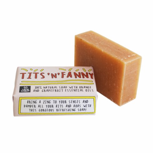 Funny Soap Bars - Tit's 'n' Fanny 3.7 oz Orange Blossom