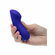 G Pleaser Rechargeable Silicone Mini Vibrator Purple 4.2" Silicone