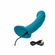 G-Ride Long Haul Rechargeable Silicone Vibrating Dildo Blue 6.7" Silicone