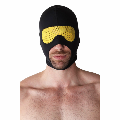 Gambit Mesh Hood Black/Yellow One Size