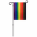 Garden Flags - Poly Philly Rainbow 12" x 18"