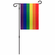 Garden Flags - Poly Rainbow 12" x 18"