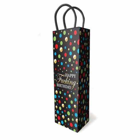 Gift Bag -Happy F'n Birthday Multicolor 10.5"