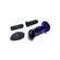 Glas Rechargeable Vibrating Glass Dotted G-Spot/P-Spot Plug with Remote Control Blue 4"