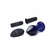 Glas Rechargeable Vibrating Glass Plug with Remote Control Blue 3.5"