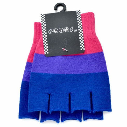 Gloves - Fingerless Bi One Size