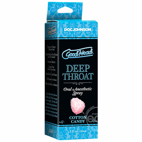 Goodhead Deep Throat Spray 2 oz Cotton Candy