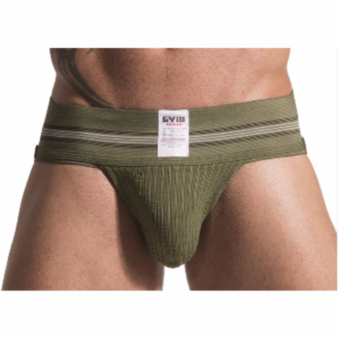 Gym Old School Jockstrap Army