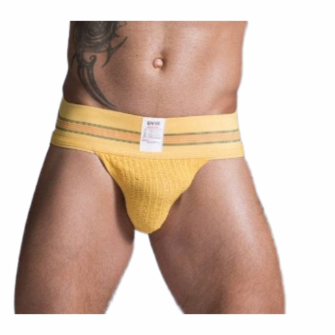 Gym Old School Jockstrap Yellow