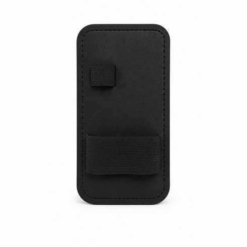 Handmade Leather Palm Protector Pad Black 7" x 4"