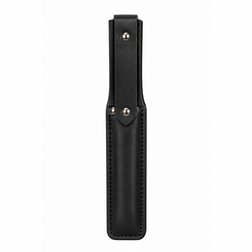 Handmade Leather Short Padded Paddle Strap Black 14" x 2"
