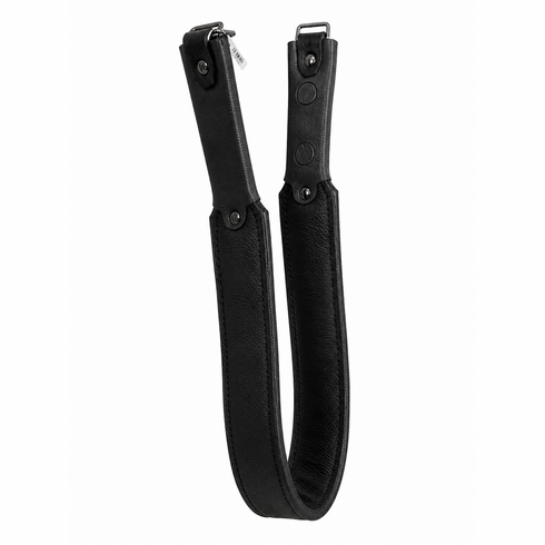 Handmade Leather Split Thumper Black 11"
