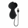Handy Helper Rechargeable Silicone Stroker Black Adjustable TPE/TPR/ABS